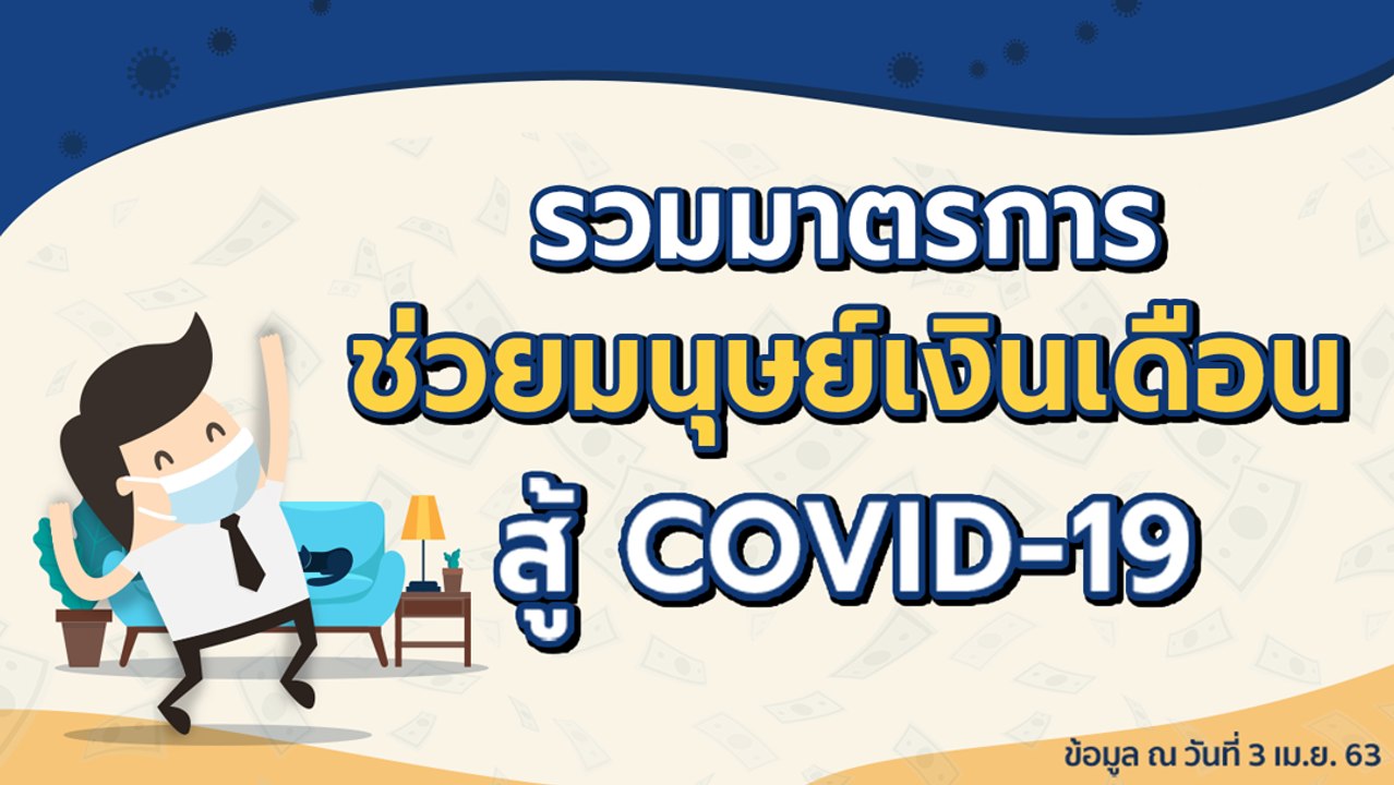 รวมมาตรการช่วยมนุษย์เงินเดือนสู้ COVID-19