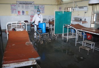 Bundi hospital senitize