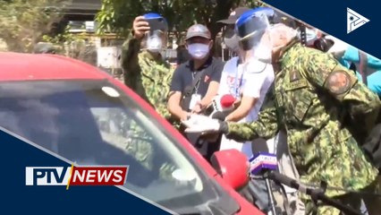 Ilang pasaway na motorista, nasermonan ng PNP dahil sa paglabag sa protocol sa checkpoint