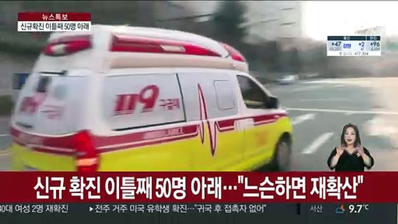 신규 확진 이틀째 50명 아래…"느슨하면 재확산"