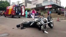 Rapaz fica gravemente ferido em acidente no Bairro Coqueiral