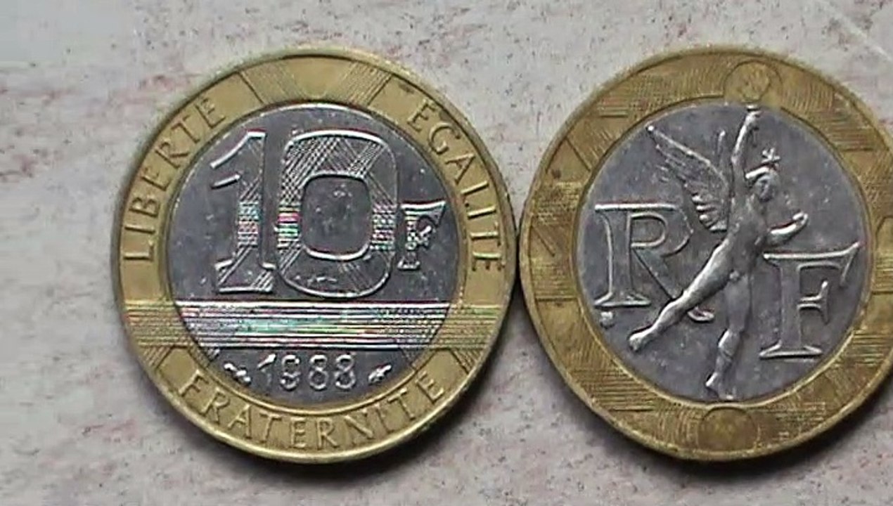 10 francs Génie de la Bastille 1988 Pessac