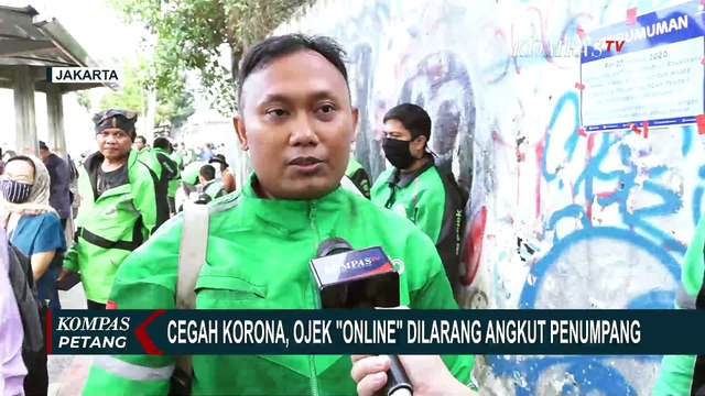 Dilarang Angkut Penumpang, Penerapan PSBB Resahkan Ojol