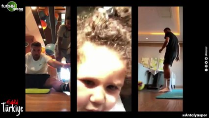 Antalyaspor'da neşeli antrenman