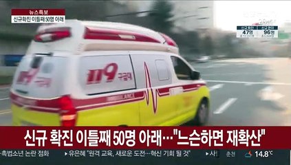 신규 확진 이틀째 50명 아래…"느슨하면 재확산"