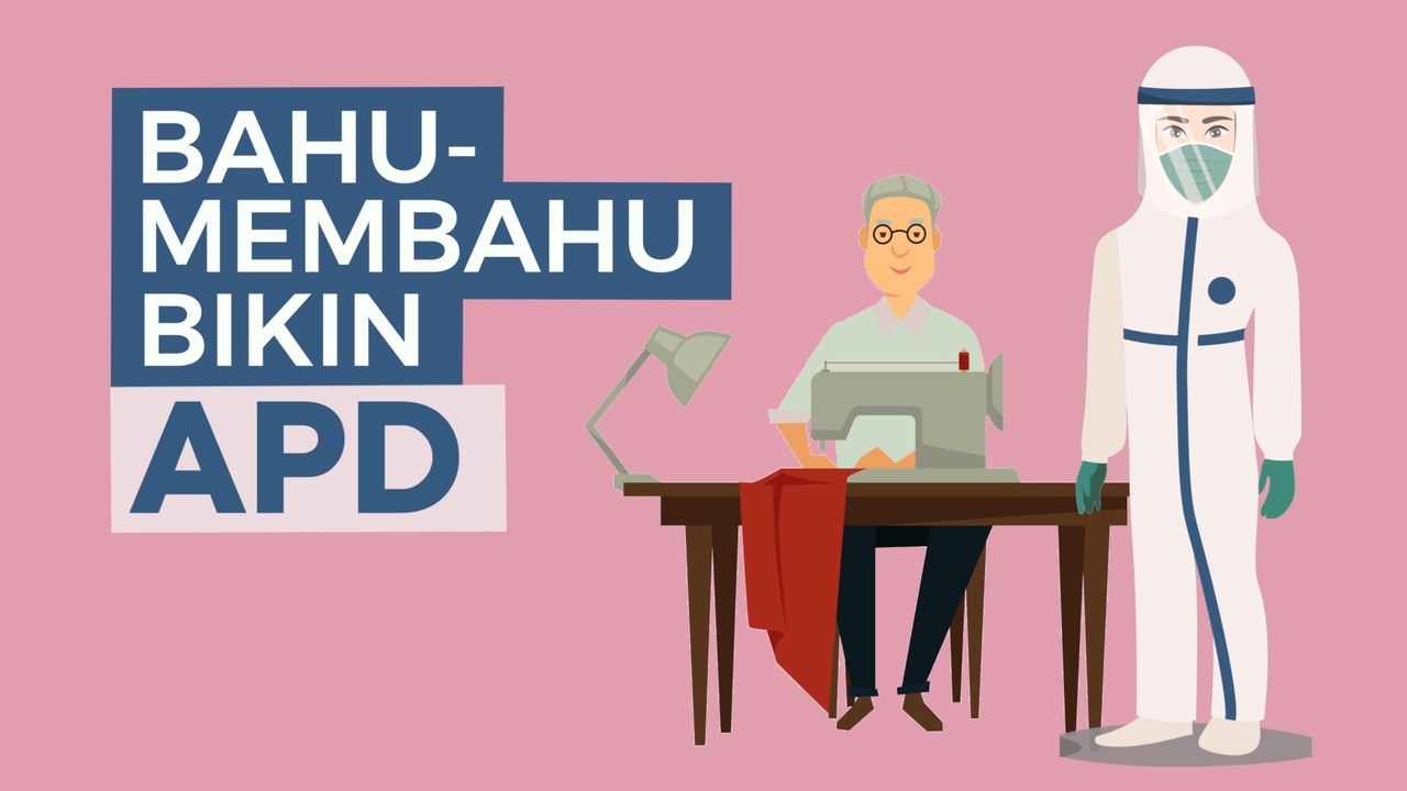 Gotong Royong Bikin APD demi Keselamatan Tenaga Medis Tangani Pasien Corona