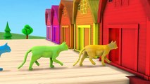 Kids Toy Videos US - Los animales de granja y sus crías se transforman en animales salvajes en la fuente