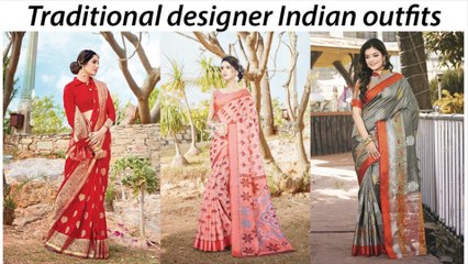 Traditional designer Indian outfits
