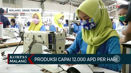 Pabrik Garmen Di Malang Beralih Produksi Alat Perlindungan Diri