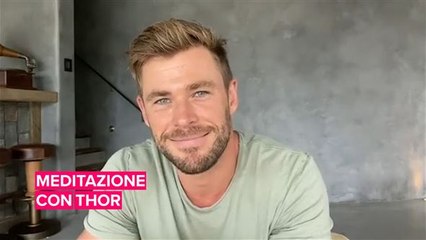 Chris Hemsworth legge meditazioni guidate per bambini