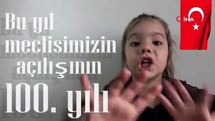 Minik Asya'nın 23 Nisan paylaşımı sosyal medyayı salladı