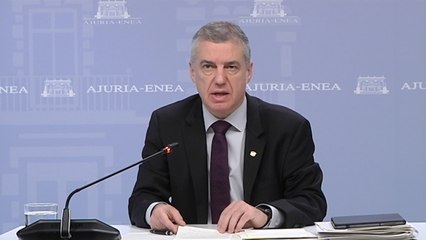 Urkullu, "dispuesto" a alcanzar acuerdos de Estado