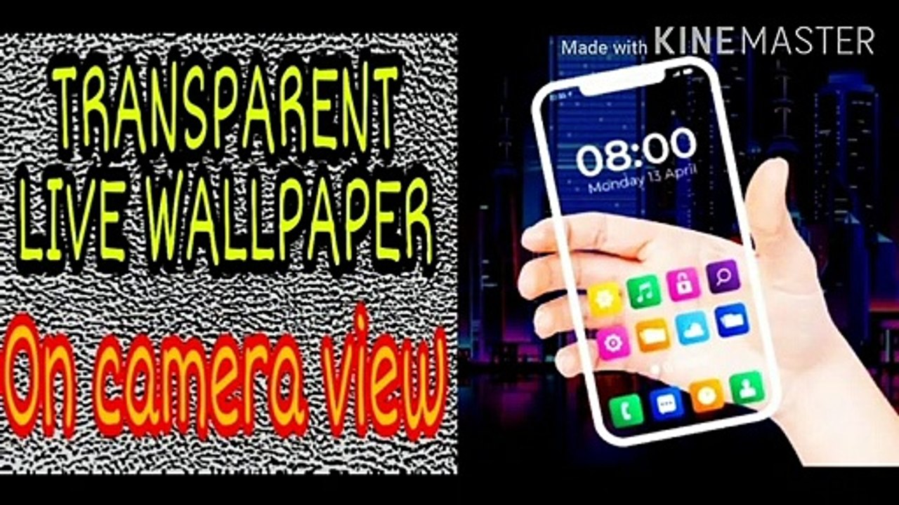Set live wallpaper on your camera view