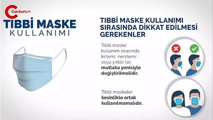 Sağlık Bakanlığı anlattı: Tıbbi maske nasıl kullanılır?