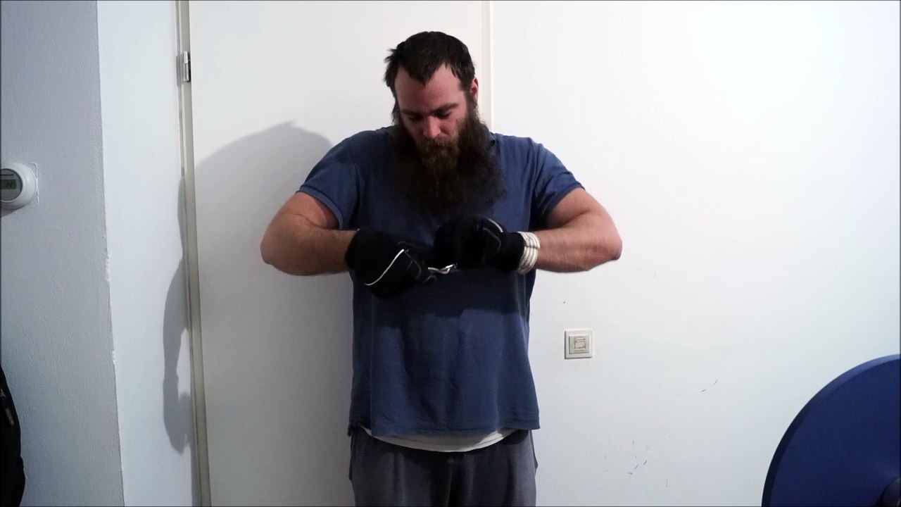 Bending three nails