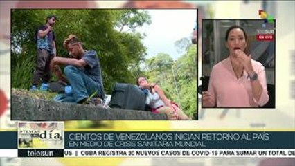 Download Video: Cientos de venezolanos retornan al país en medio de crisis sanitaria