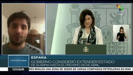 Gobierno español considera extender estado de alarma por COVID-19