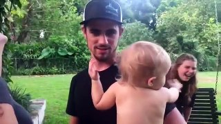 Babies Reaction When Daddy Kiss Mommy - WE LAUGH