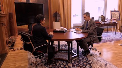 El Rey Felipe se reúne con la ministra González Laya