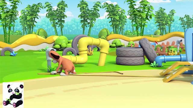 Bbaby Bus - Baby Panda's Magic Tie - Chinese Animations - Learn Chinese - Animation For Babies (1) / 婴儿巴士-熊猫宝宝的魔术贴-中国动画-学习汉语-婴儿动画（1）
