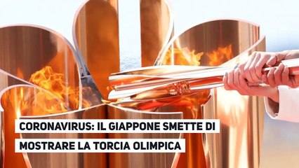 CORONAVIRUS: IL GIAPPONE SMETTE DI MOSTRARE LA TORCIA OLIMPICA