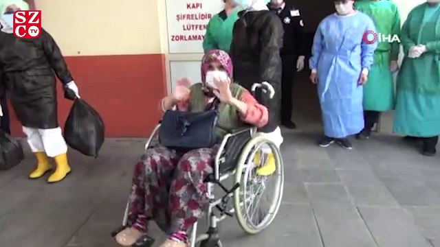 Ziyaretine gittiği oğlundan virüs kaptı! 83 yaşında corona savaşını kazandı