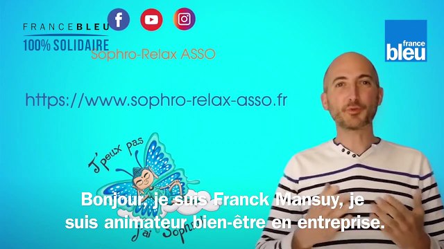 Franck Mansuy, animateur bien-être : apprendre la respiration abdominale