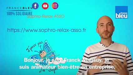 Franck Mansuy, animateur bien-être : apprendre la respiration abdominale