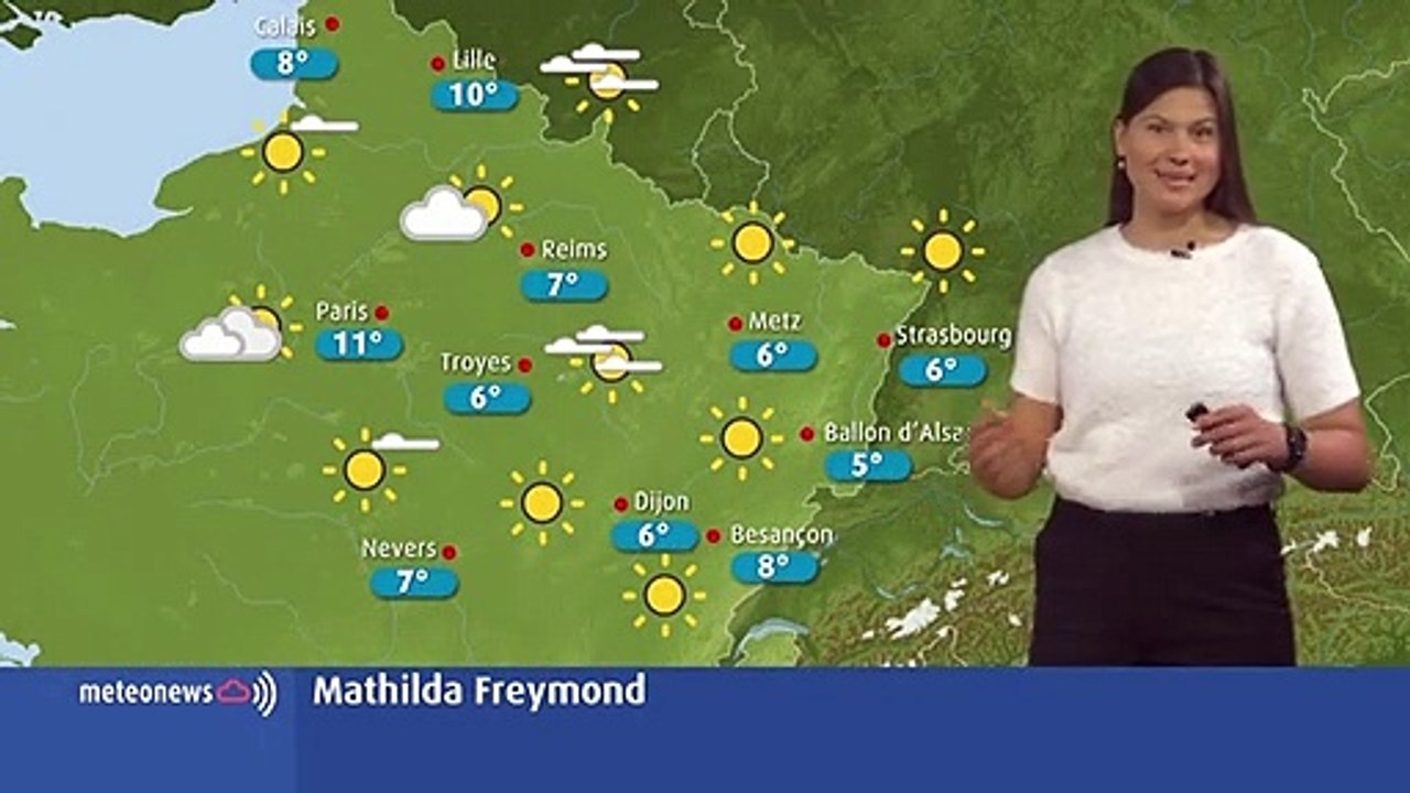 Doux et ensoleillé : la météo de ce mercredi en Lorraine et Franche-Comté