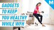 Exercise equipment that helps you work out while working from home