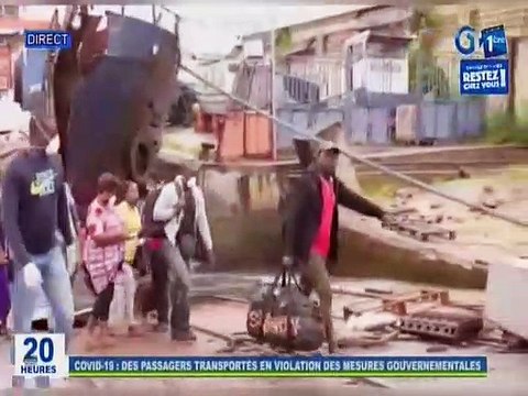 RTG / Covid 19 - Des Clandestins partis de Libreville ont été débarqués pour violation des mesures gouvernementales (Fermeture des frontières)
