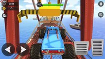 Crazy Monster Truck Stunts 3D Stunt Racing Games - 4x4 Offroad Car Game - Android GamePlay
