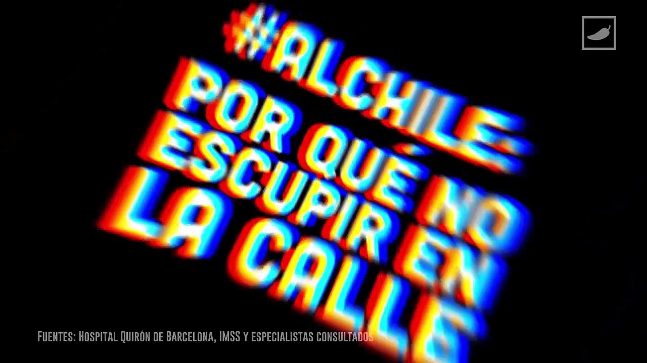 #AlChile con escupir en la calle