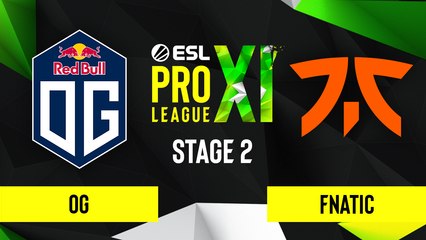 CSGO - OG vs. Fnatic [Inferno] Map 1 - ESL Pro League Season 11 - Stage 2
