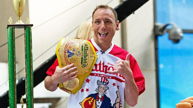 Joey Chestnut Is Still Training for the Nathan's Hot Dog Contest, Just in Case