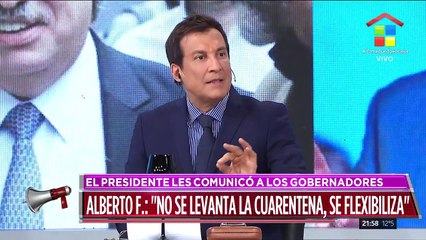 Alberto Fernández: "No se levanta la cuarentena, se flexibiliza"