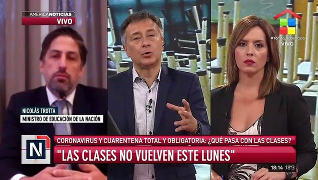Nicolás Trotta: Las clases no vuelven este lunes
