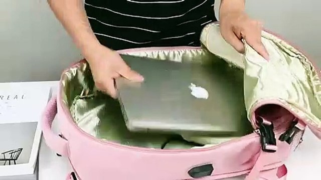 Pink Travel Laptop Backpack for Women Waterproof Anti Theft ︱OSVEEZIE