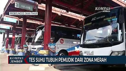 Tes Suhu Tubuh Dan Karantina Pemudik Dari Zona Merah
