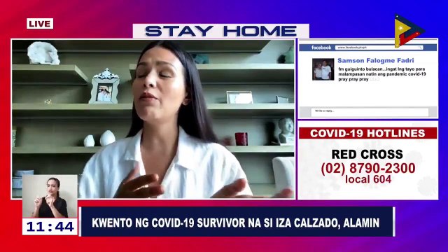 Kwento ng CoVID-19 survivor na si Iza Calzado, alamin