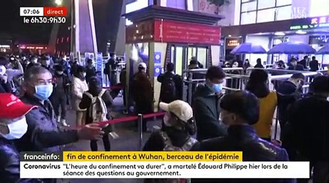 Coronavirus - Depuis minuit, la ville de Wuhan, coeur de l'épidémie en Chine, a été déconfinée: Regardez les images des premières heures sur place