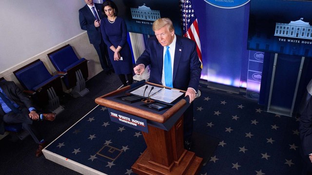 Trump threatens to cut US funding of World Health Organisation amid coronavirus pandemic