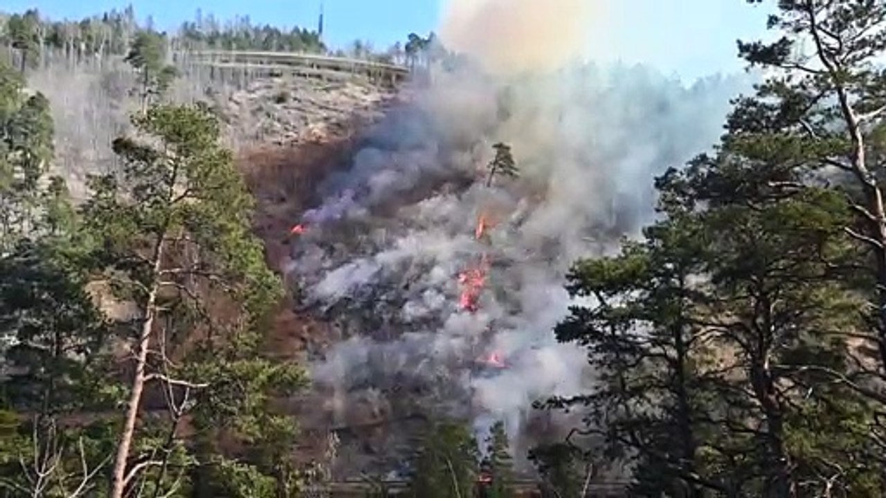 Großbrand bei Patsch