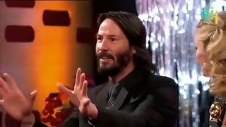 Keanu Reeves Funny Moments on Talk Show