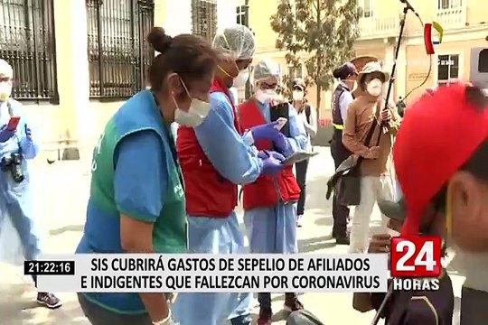Coronavirus: SIS cubrirá gastos de sepelio de afiliados e indigentes