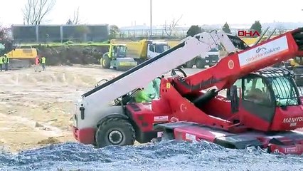 Atatürk Havalimanı'nda hastane çalışmaları başladı