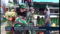 TNI Salurkan Bantuan 8000 Paket Sembako Ke Warga