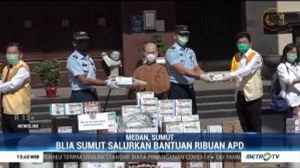 BLIA Sumut Salurkan Bantuan Ribuan APD ke RS