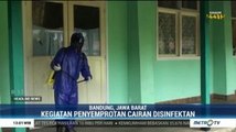 DPW Partai NasDem Jabar Lakukan Penyemprotan Disinfektan ke Rumah-rumah Warga