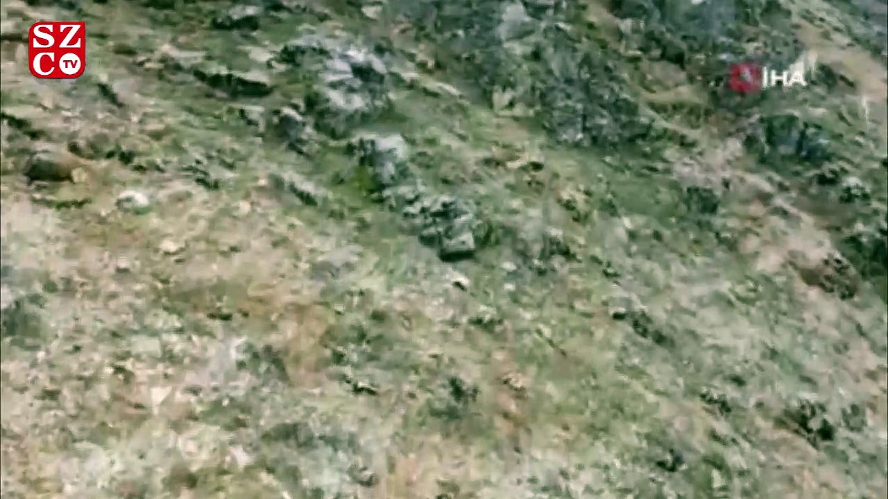 Dağ keçisinin drone ile imtihanı